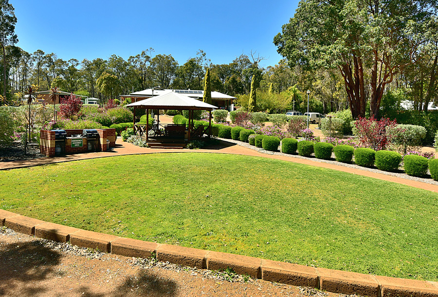Grassed Barbecue and Gazebo Area